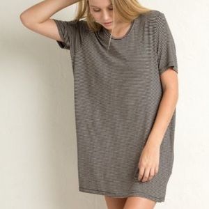 Brandy Melville Striped Crew Neck Oversized Tunic